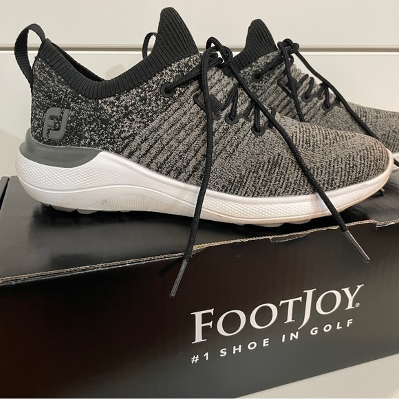 FootJoy Flex XP Fly Knit Gray White Size 6 - Picture 2 of 13